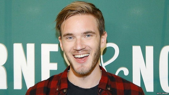 PewDiePie, born Felix Kjellberg